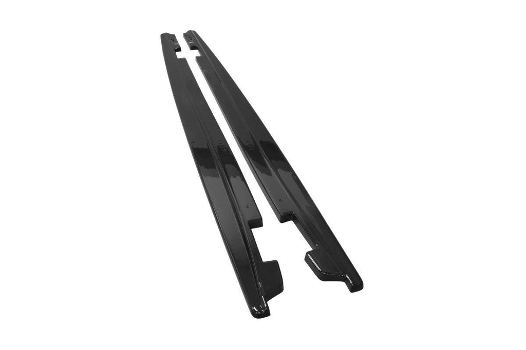Maxton Design Seitenschweller Ansatz passend für BMW M6 E63 schwarz Hochglanz