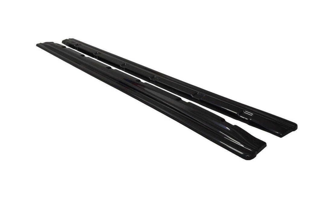 Maxton Design Seitenschweller Ansatz passend für Hyundai i30 mk.2 schwarz Hochglanz