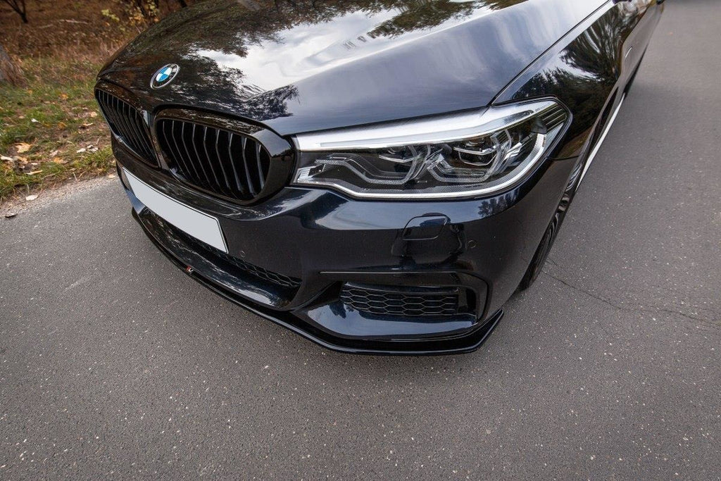 Maxton Design Front Ansatz passend für V.2 BMW 5er G30/ G31 M-Paket schwarz Hochglanz
