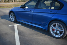 Laden Sie das Bild in den Galerie-Viewer, Maxton Design Seitenschweller Ansatz passend für BMW 3er F30 PHASE-II SEDAN M-SPORT schwarz Hochglanz