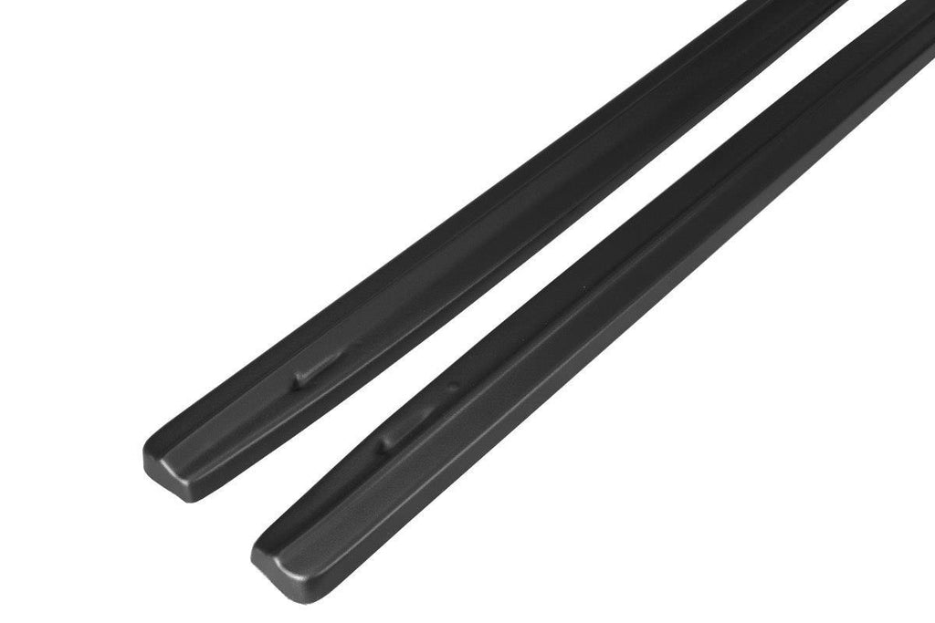Maxton Design Seitenschweller Ansatz passend für Mercedes E W212 schwarz Hochglanz