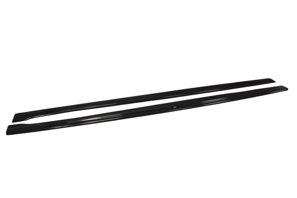 Maxton Design Seitenschweller Ansatz passend für Audi RS7 C7 FL schwarz Hochglanz