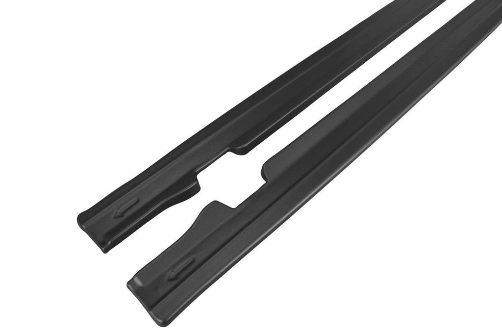 Maxton Design Seitenschweller Ansatz passend für Mercedes C-Klasse C205 63 AMG Coupe schwarz Hochglanz