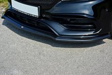 Laden Sie das Bild in den Galerie-Viewer, Maxton Design Front Ansatz passend für V.1 Mercedes A W176 AMG Facelift schwarz Hochglanz