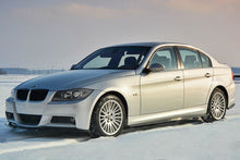 Laden Sie das Bild in den Galerie-Viewer, Maxton Design Seitenschweller Ansatz passend für BMW 3er E90/91 M Paket schwarz Hochglanz