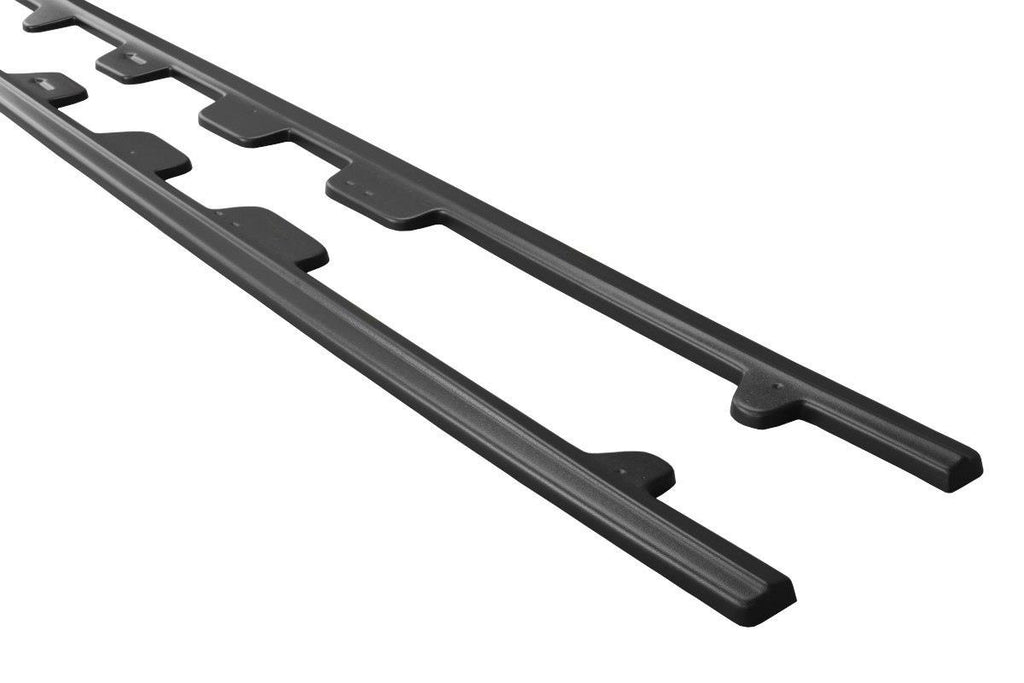 Maxton Design Seitenschweller Ansatz passend für Audi S7 / A7 S-Line C7 schwarz Hochglanz
