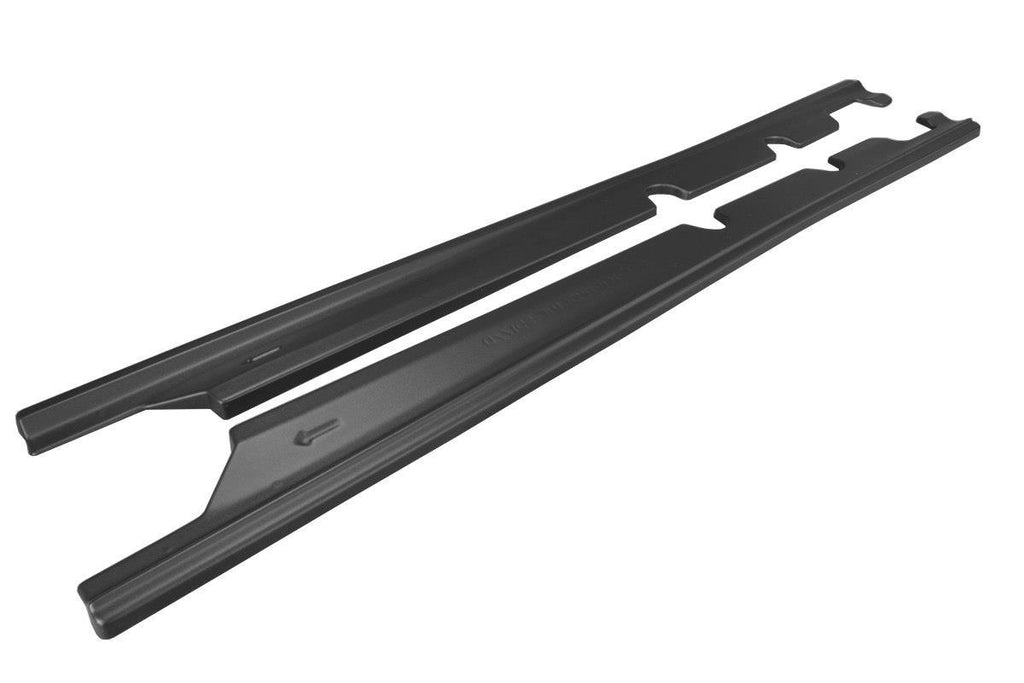 Maxton Design Seitenschweller Ansatz passend für Mercedes GLE W166 AMG-Line schwarz Hochglanz