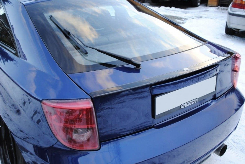Maxton Design Spoiler CAP passend für TOYOTA CELICA T23 vor Facelift schwarz Hochglanz