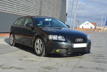 Laden Sie das Bild in den Galerie-Viewer, Maxton Design Seitenschweller Ansatz passend für Audi A3 Sportback 8P / 8P Facelift schwarz Hochglanz