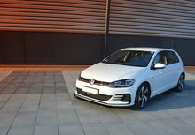 Laden Sie das Bild in den Galerie-Viewer, Maxton Design Front Ansatz passend für VW GOLF 7 GTI FACELIFT V.1 schwarz Hochglanz