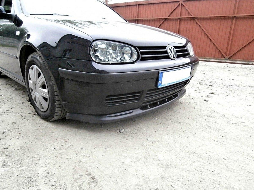Maxton Design Front Ansatz passend für VW GOLF 4 schwarz Hochglanz