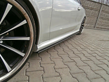 Laden Sie das Bild in den Galerie-Viewer, Maxton Design Seitenschweller Ansatz passend für Audi RS5 8T / 8T FL  schwarz Hochglanz