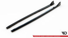 Laden Sie das Bild in den Galerie-Viewer, Maxton Design Seitenschweller Ansatz für V.5 BMW 1er F40 M-Paket/ M135i  schwarz Hochglanz