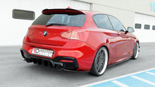Laden Sie das Bild in den Galerie-Viewer, Maxton Design Diffusor Heck Ansatz passend für Bmw 1 F20/ F21 Facelift M-Power schwarz Hochglanz