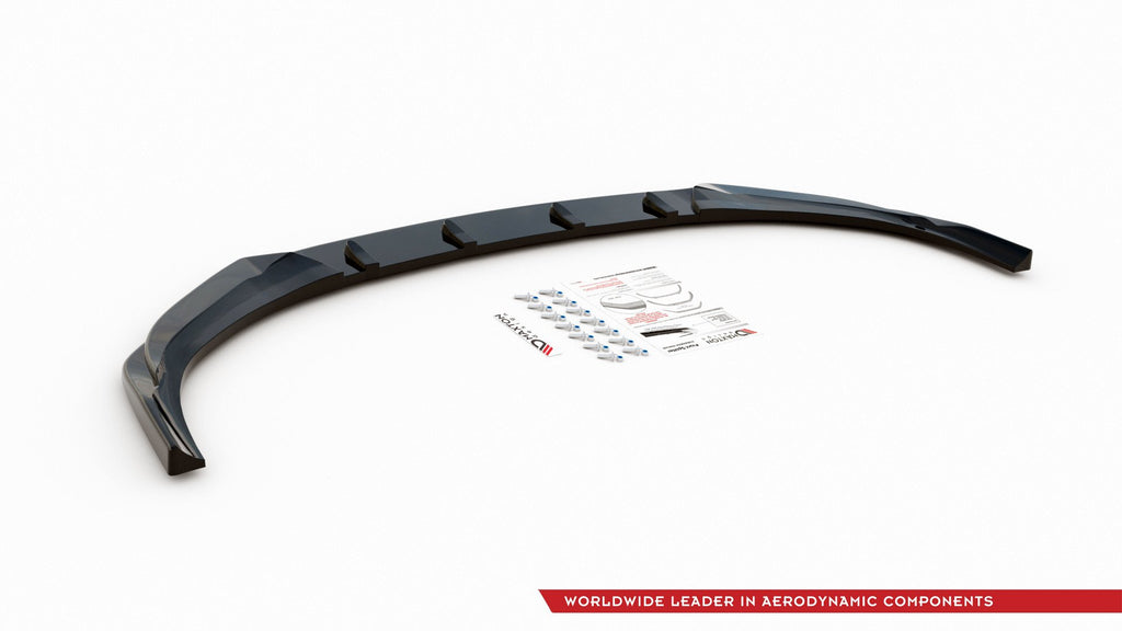 Maxton Design Front Ansatz passend für V.5 Hyundai I30 N Mk3 Hatchback/ Fastback schwarz Hochglanz