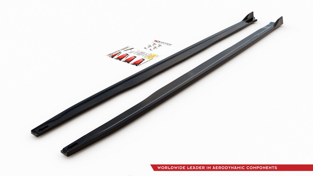 Maxton Design Seitenschweller Ansatz passend für Toyota Corolla XII Touring Sports schwarz Hochglanz