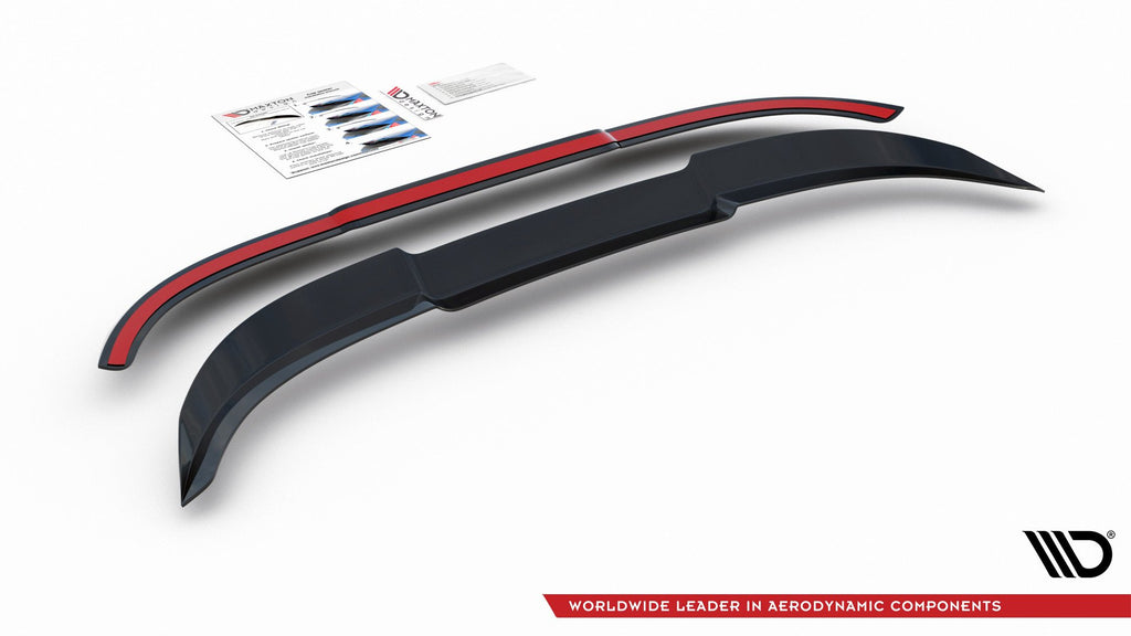 Maxton Design Spoiler CAP passend für BMW X2 F39 M-Paket schwarz Hochglanz