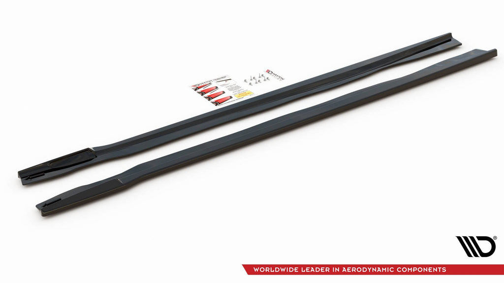 Maxton Design Seitenschweller Ansatz für BMW X7 M G07 schwarz Hochglanz