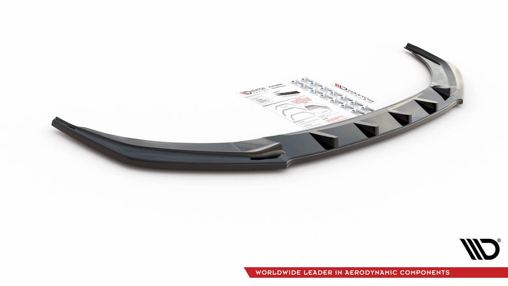 Maxton Design Front Ansatz passend für V.1 Audi A1 S-Line GB schwarz Hochglanz