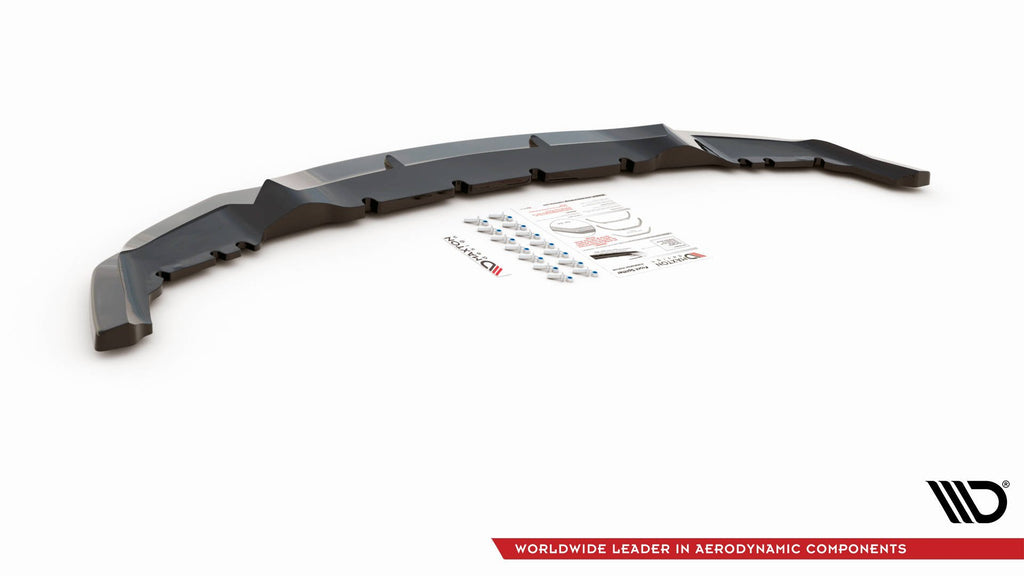 Maxton Design Front Ansatz V.3 für BMW M2 F87 schwarz Hochglanz