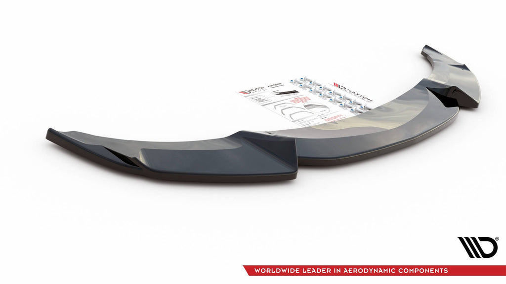 Maxton Design Front Ansatz V.3 für BMW 5er F10/F11 M-Paket schwarz Hochglanz
