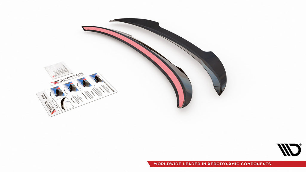 Maxton Design Spoiler CAP passend für Ford Puma schwarz Hochglanz