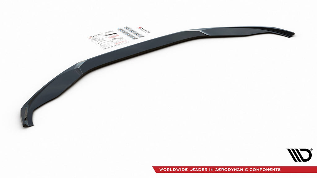 Maxton Design Front Ansatz passend für Audi S6 / A6 S-Line C7 FL  schwarz Hochglanz