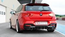 Laden Sie das Bild in den Galerie-Viewer, Maxton Design Diffusor Heck Ansatz passend für Bmw 1 F20/ F21 Facelift M-Power schwarz Hochglanz