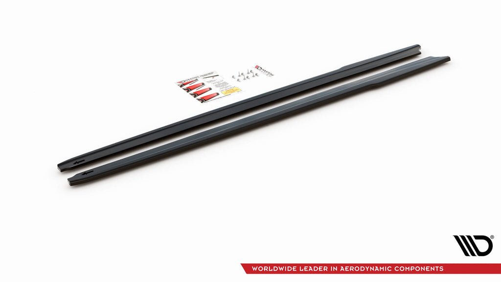 Maxton Design Seitenschweller Ansatz für BMW Z4 M-Paket G29 schwarz Hochglanz