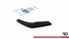 Laden Sie das Bild in den Galerie-Viewer, Maxton Design Heck Ansatz Flaps Diffusor passend für BMW 1er F20 Facelift M-power schwarz Hochglanz
