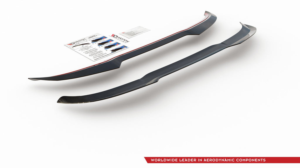 Maxton Design Spoiler CAP passend für V.2 Ford Fiesta Mk8 ST / ST-Line schwarz Hochglanz