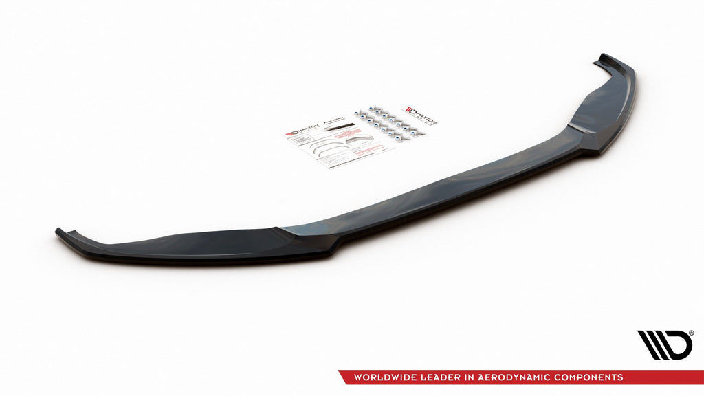 Maxton Design Front Ansatz passend für Audi S6 / A6 S-Line C7 FL  schwarz Hochglanz