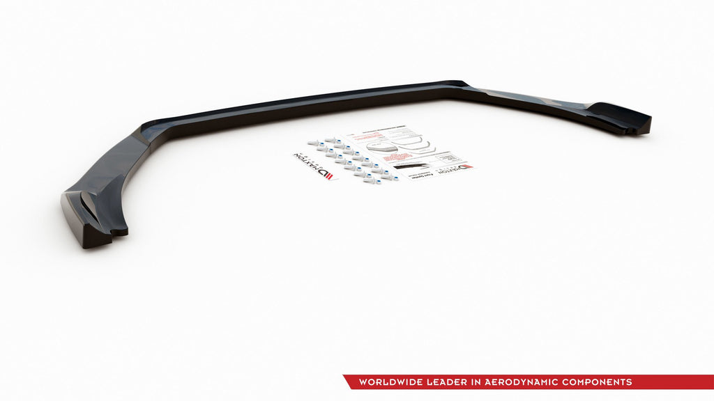 Maxton Design Front Ansatz passend für V.5 Ford Fiesta Mk8 ST / ST-Line schwarz Hochglanz