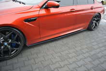 Laden Sie das Bild in den Galerie-Viewer, Maxton Design Seitenschweller Ansatz passend für BMW M6 GRAN COUPE schwarz Hochglanz