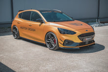 Laden Sie das Bild in den Galerie-Viewer, Maxton Design Seitenschweller Ansatz passend für V.5 Ford Focus ST / ST-Line Mk4 schwarz Hochglanz