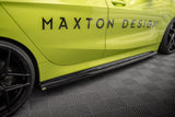 Maxton Design Seitenschweller Ansatz für V.4 BMW 1er F40 M-Paket/ M135i  schwarz Hochglanz