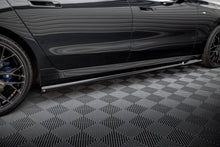 Laden Sie das Bild in den Galerie-Viewer, Maxton Design Seitenschweller Ansatz für BMW 7 M-Paket / M760e G70 schwarz Hochglanz