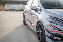 Laden Sie das Bild in den Galerie-Viewer, Maxton Design Seitenschweller Ansatz passend für V.2 Ford Fiesta Mk8 ST / ST-Line schwarz Hochglanz