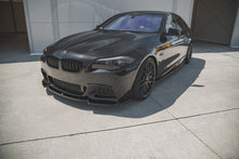 Laden Sie das Bild in den Galerie-Viewer, Maxton Design Front Ansatz V.3 für BMW 5er F10/F11 M-Paket schwarz Hochglanz