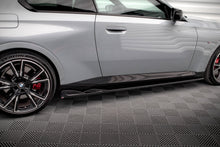 Laden Sie das Bild in den Galerie-Viewer, Maxton Design Seitenschweller Ansatz für V.1 für BMW 2 Coupe M-Paket / M240i G42 schwarz Hochglanz