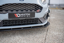 Laden Sie das Bild in den Galerie-Viewer, Maxton Design Front Ansatz passend für V.7 Ford Fiesta Mk8 ST / ST-Line schwarz Hochglanz