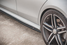 Laden Sie das Bild in den Galerie-Viewer, Maxton Design Seitenschweller Ansatz passend für Mercedes-Benz E63 AMG Kombi S213 schwarz Hochglanz