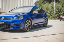 Laden Sie das Bild in den Galerie-Viewer, Maxton Design Seitenschweller Ansatz passend für V.4 VW Golf 7 R GTI Facelift schwarz Hochglanz