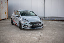 Laden Sie das Bild in den Galerie-Viewer, Maxton Design Front Ansatz passend für V.5 Ford Fiesta Mk8 ST / ST-Line schwarz Hochglanz