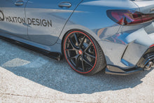 Laden Sie das Bild in den Galerie-Viewer, Maxton Design Seitenschweller Ansatz passend für V.3 BMW 1er F40 M-Paket/ M135i  schwarz Hochglanz