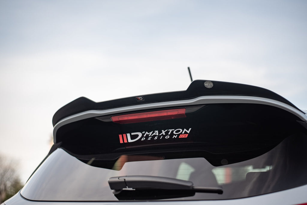 Maxton Design Spoiler CAP passend für V.2 Ford Fiesta Mk8 ST / ST-Line schwarz Hochglanz