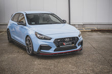 Laden Sie das Bild in den Galerie-Viewer, Maxton Design Front Ansatz passend für V.5 Hyundai I30 N Mk3 Hatchback/ Fastback schwarz Hochglanz