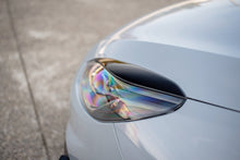 Laden Sie das Bild in den Galerie-Viewer, Maxton Design Scheinwerfer Blenden Böser Blick passend für Ford Fiesta Mk8 ST / ST-Line / Standard schwarz Hochglanz