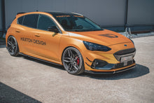 Laden Sie das Bild in den Galerie-Viewer, Maxton Design Front Ansatz passend für V.7 Ford Focus ST / ST-Line Mk4 schwarz Hochglanz