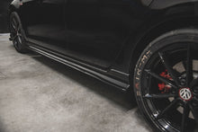 Laden Sie das Bild in den Galerie-Viewer, Maxton Design Seitenschweller Ansatz passend für VW Golf 7 GTI TCR  schwarz Hochglanz